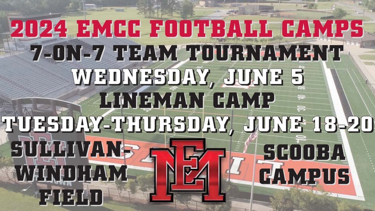 Two-time reigning MACCC champion EMCC Lions to conduct June football camps