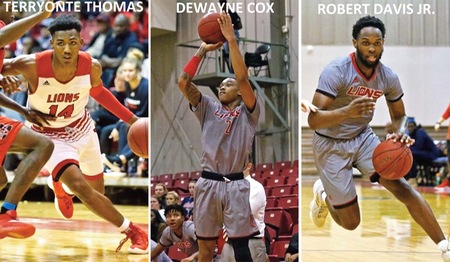 Sophomore backcourt trio from state champion EMCC Lions earns all-state men’s basketball honors