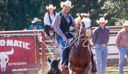 EMCC ties for fifth at UWA Rodeo Showdown; Lion cowboy Dalton Thames wins bull riding event