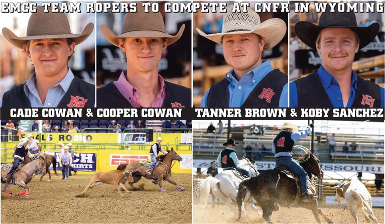 EMCC to be represented by pair of team roping tandems at College National Finals Rodeo
