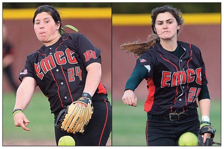 Pair of complete-game victories propel EMCC Lady Lions to 4-0, 4-2 home division softball sweep over Holmes